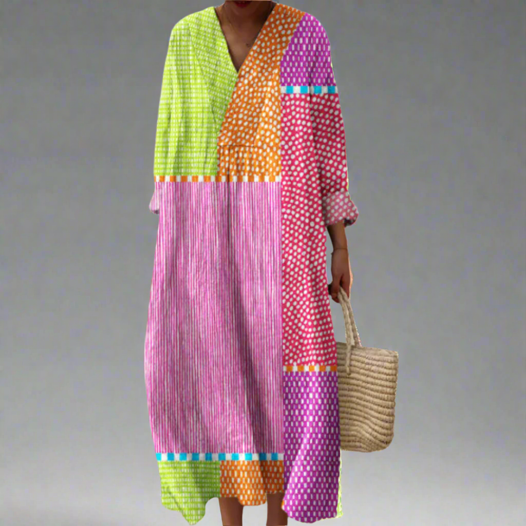 May | Elegant Geometric Dress