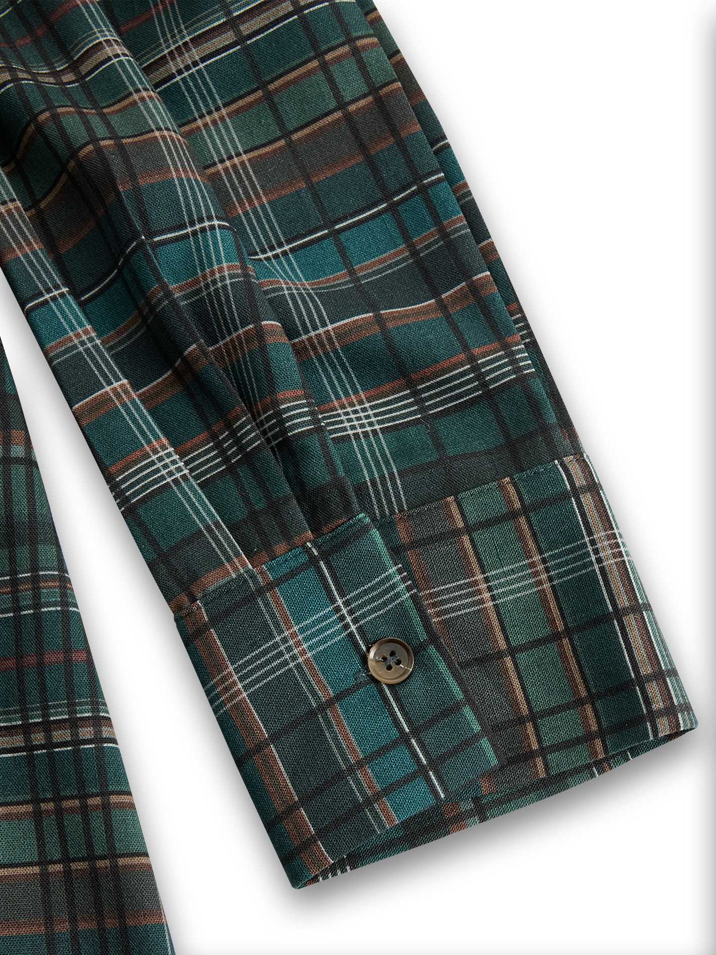 Marielle | Women's Plaid Lapel Shirt Maxi Dress