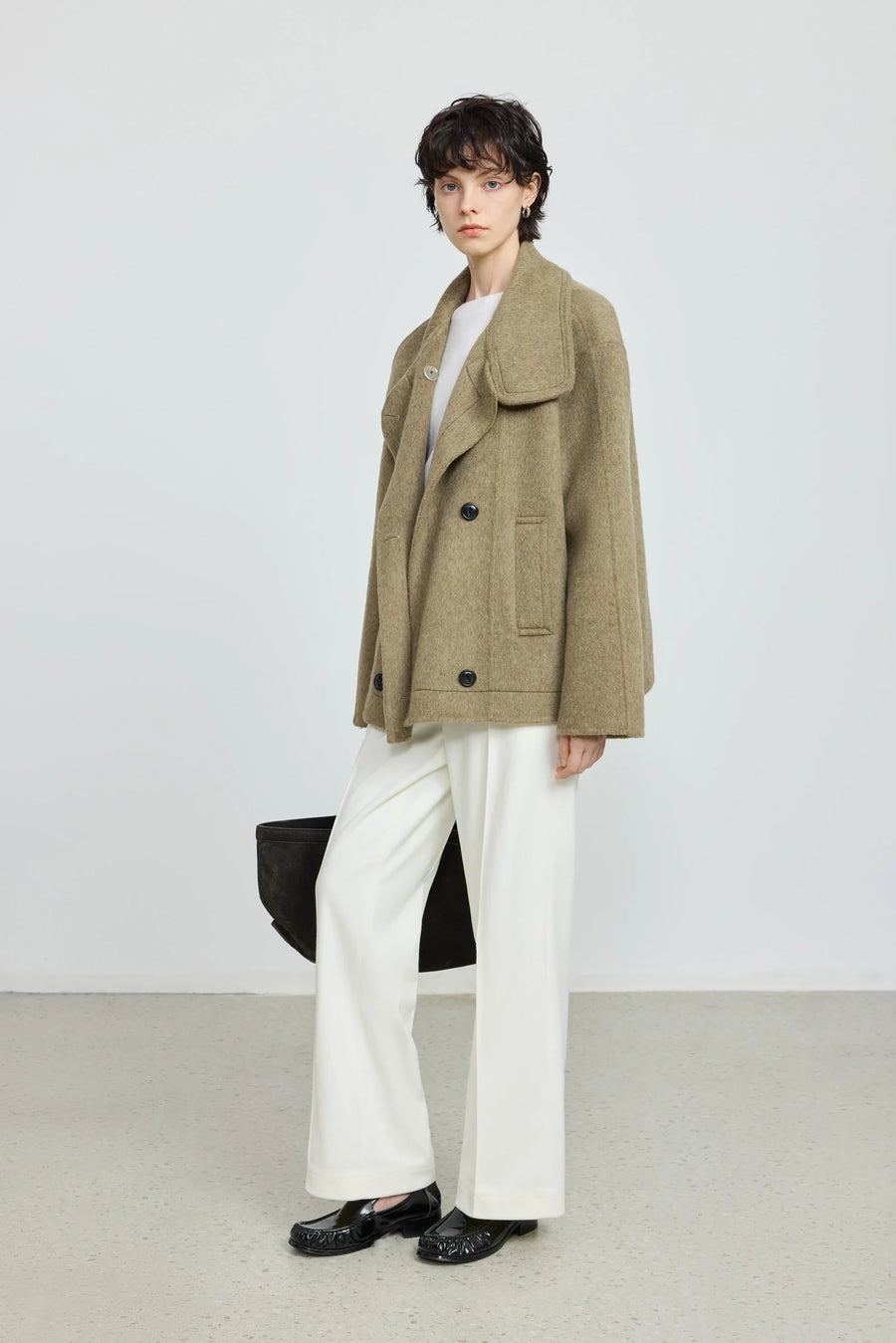 Katharine | Women's Belted Wool Trench Coat