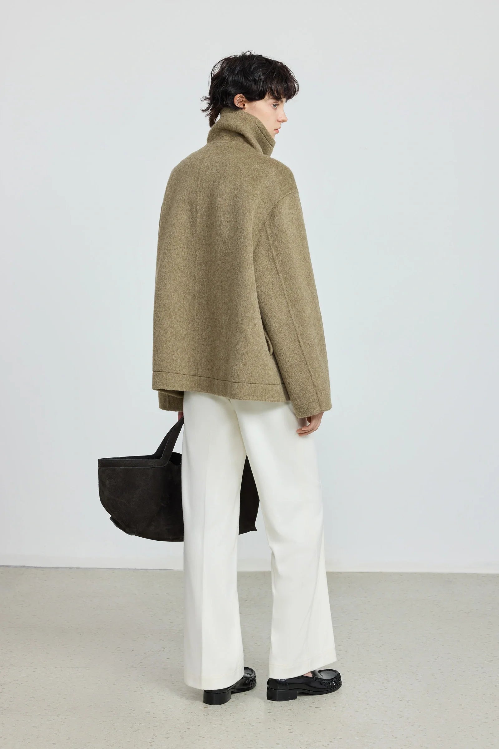 Vivienne | Women's Belted Wool Trench Coat