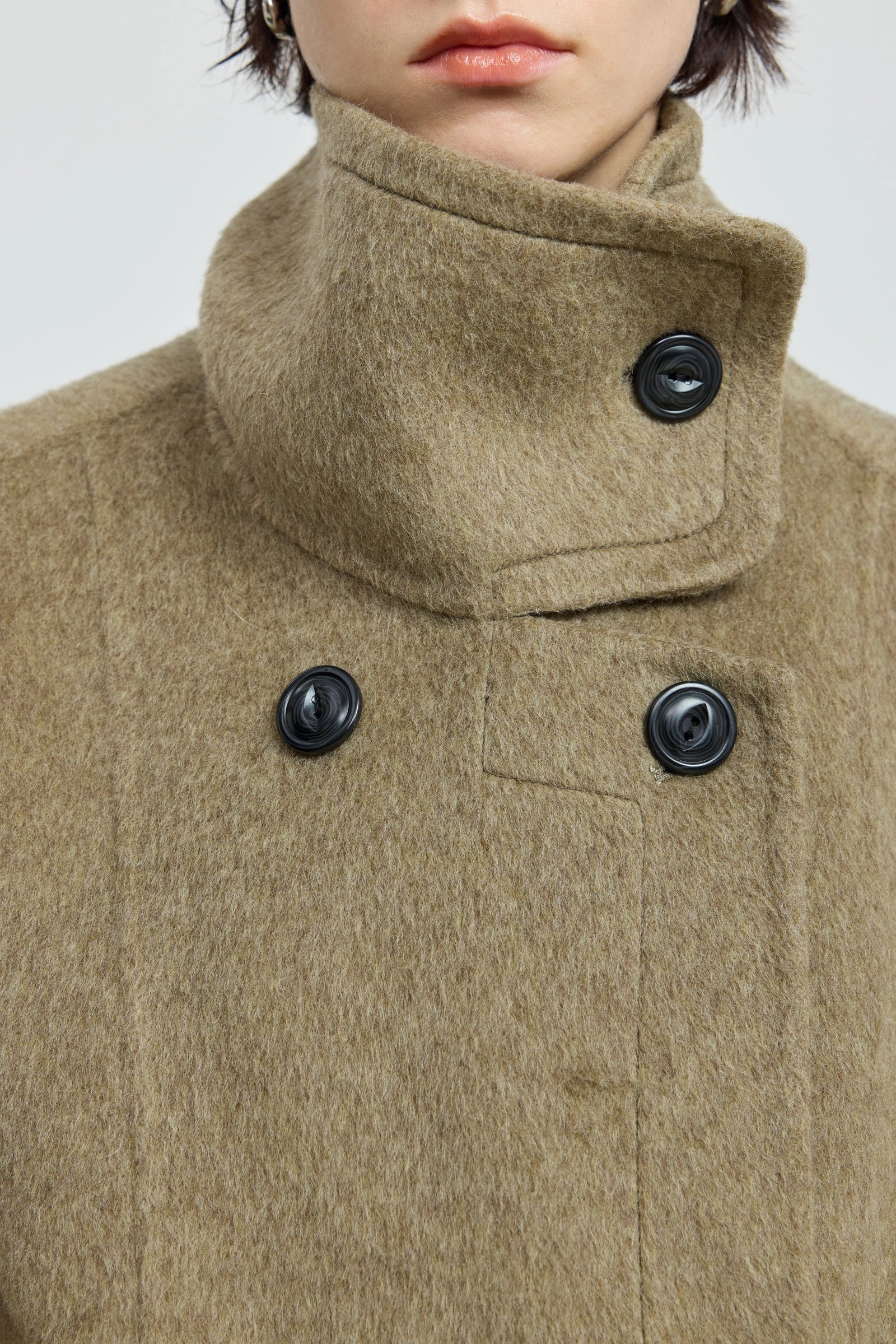 Vivienne | Women's Belted Wool Trench Coat