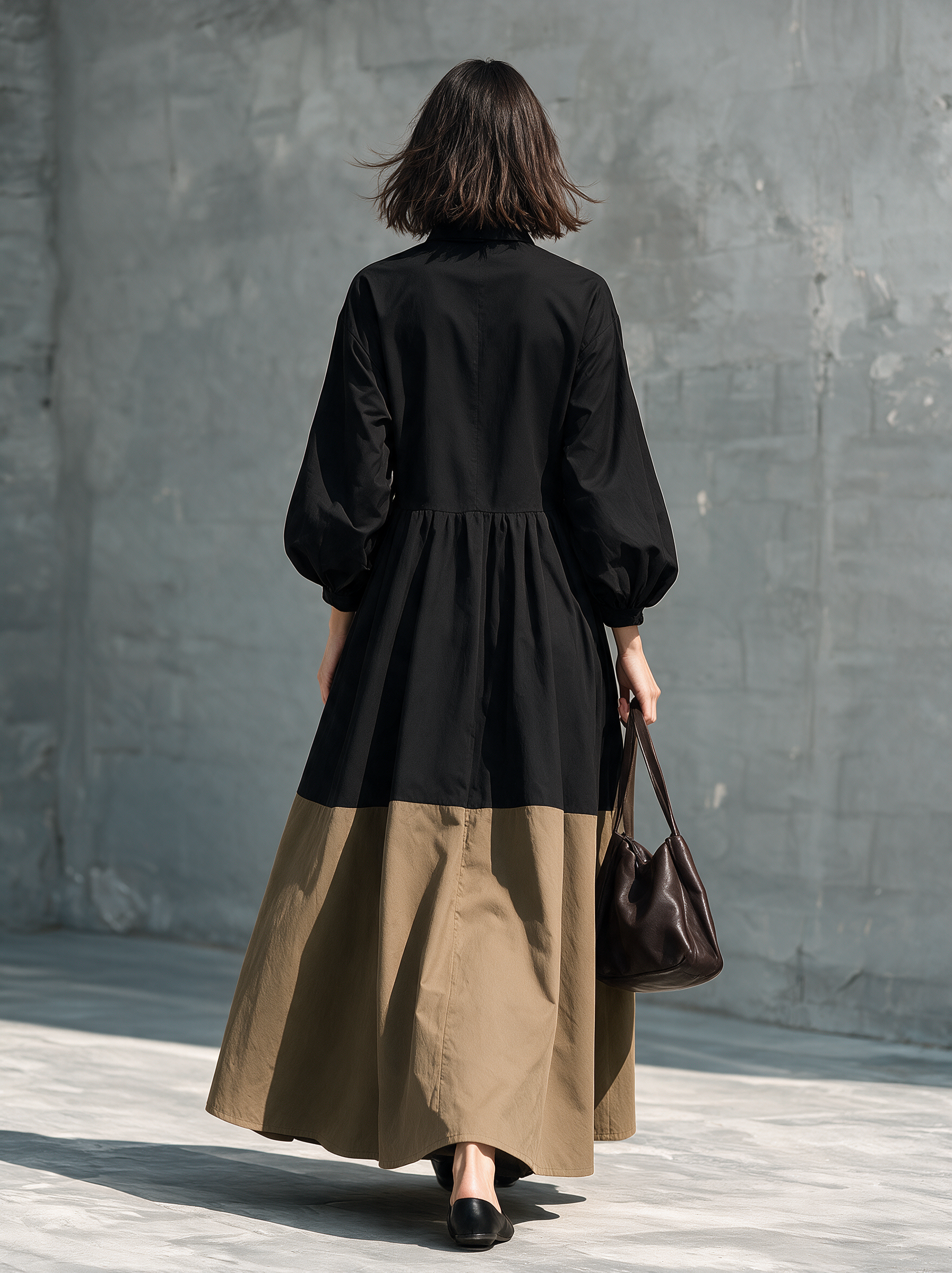 Marisol | Women's Color-Block Maxi Dress