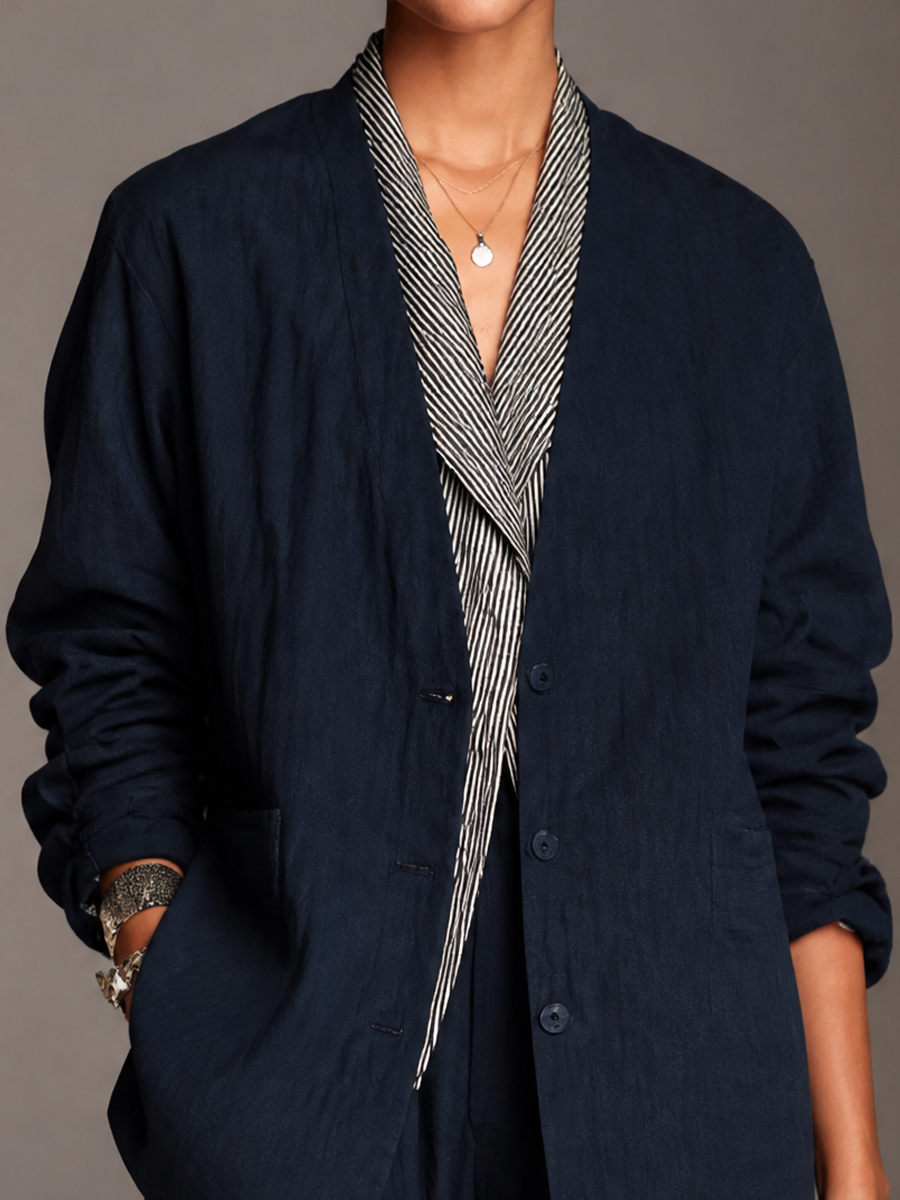 Adeline | Women's Two-Piece Lapel Coat Set