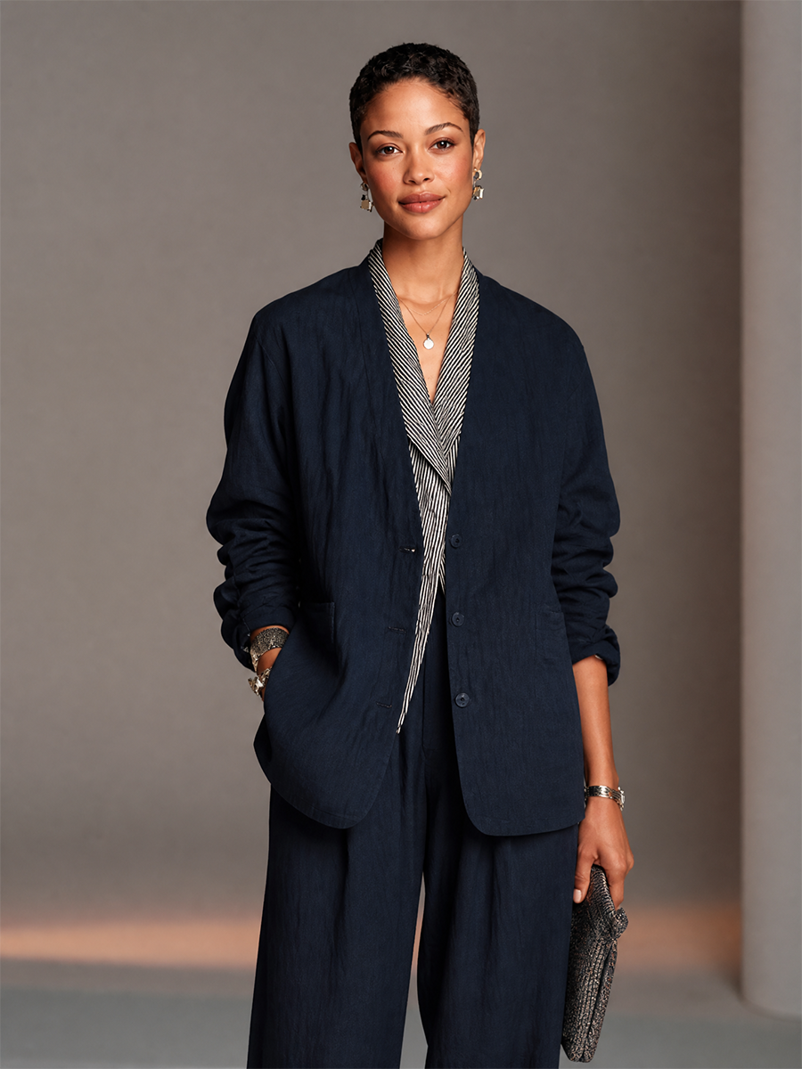 Adeline | Women's Two-Piece Lapel Coat Set