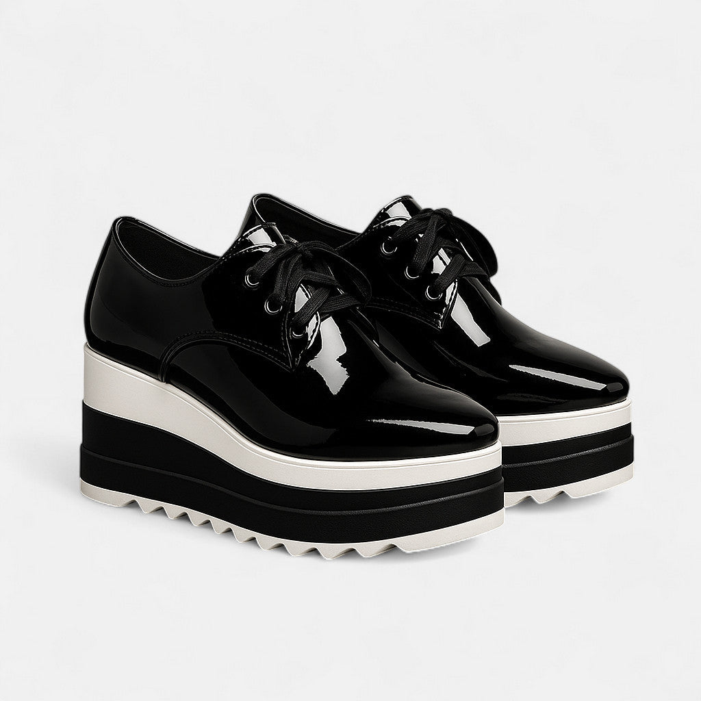 Chiara Orthopedic Platform Derby Shoes for Women | Comfort Lace-Up