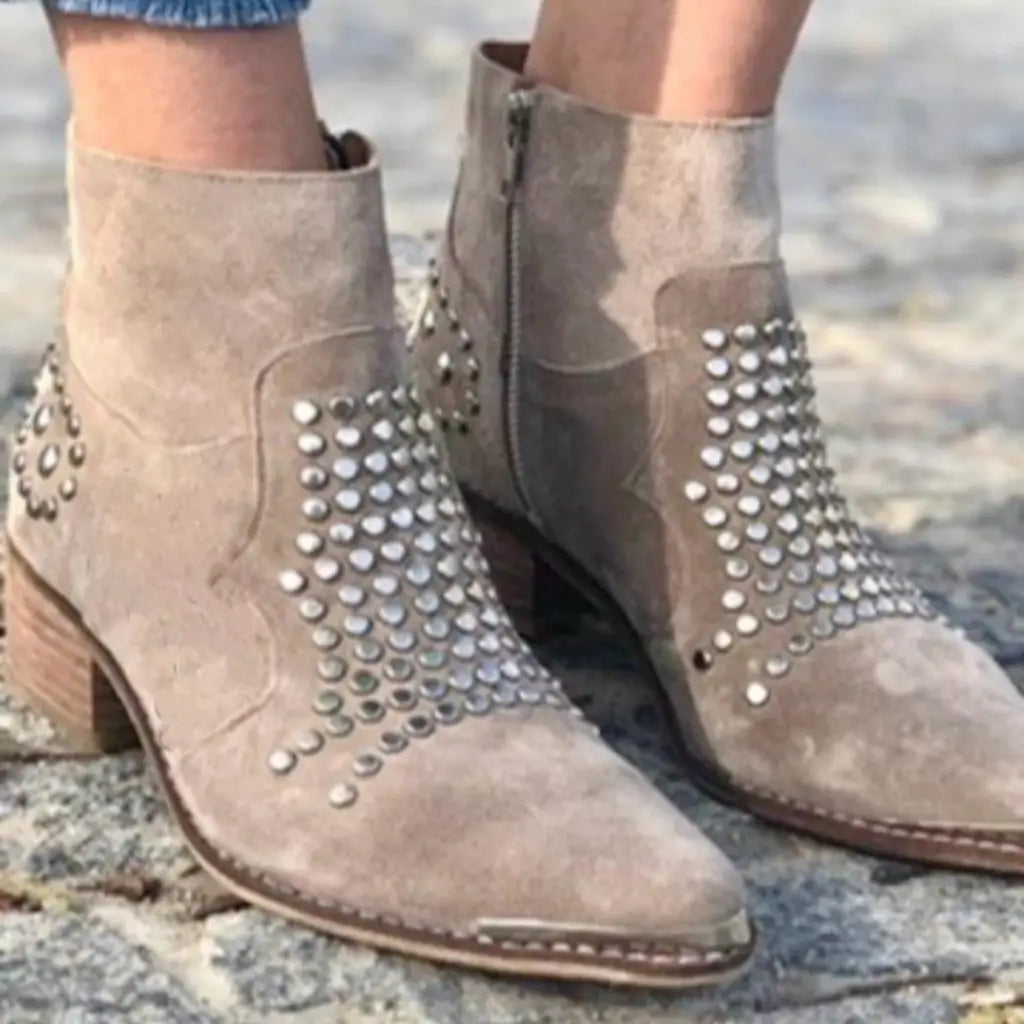 Diana | Studded Edge Boots
