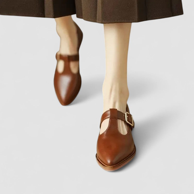 Thalynah Mary Jane Orthopedic Shoes for Women | Comfort Closed Toe Flats