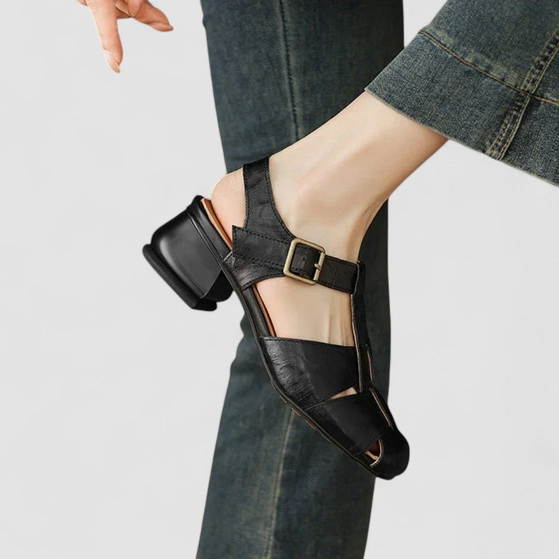 Saryanna Orthopedic Mary Jane Shoes for Women | Block Heel Comfort