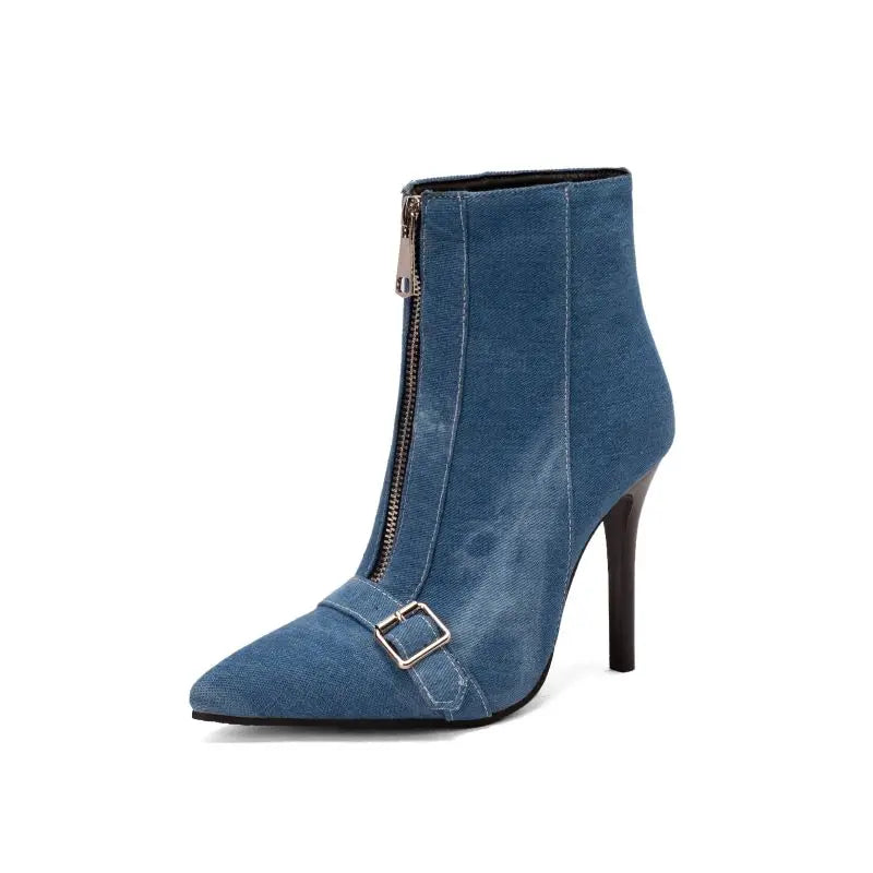 Zia | High Heel Buckle Boot