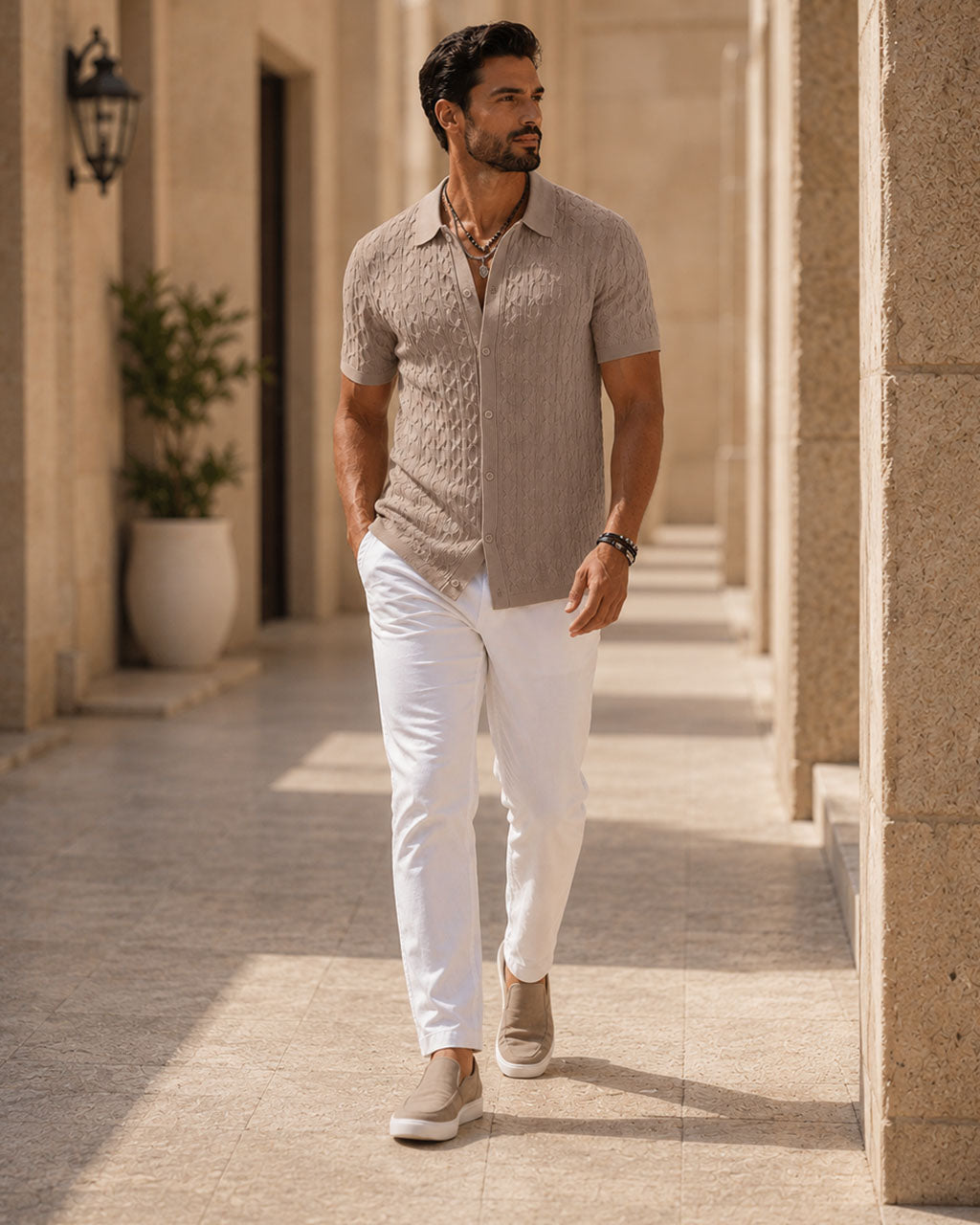 Capri | Women's Knit Polo Top
