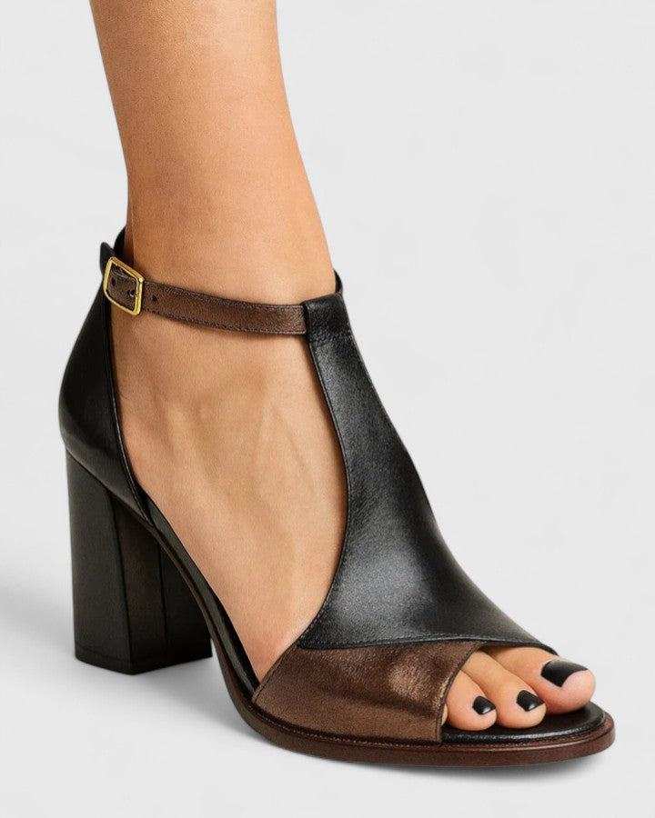 Kenzira Modern Heels for Women | Pointed Toe Block Heel Pumps