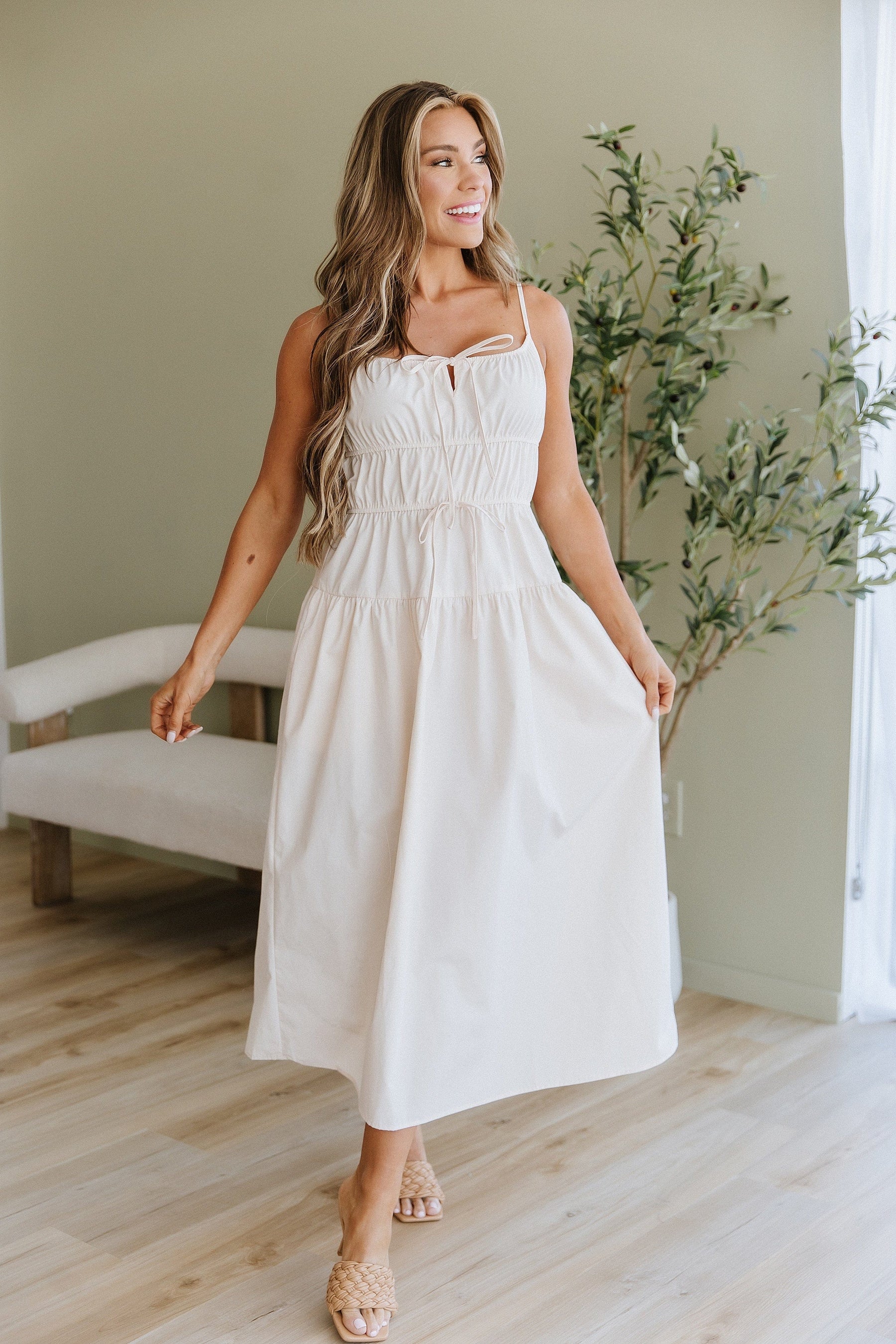 Odessa | Women's Tiered Midi Dress