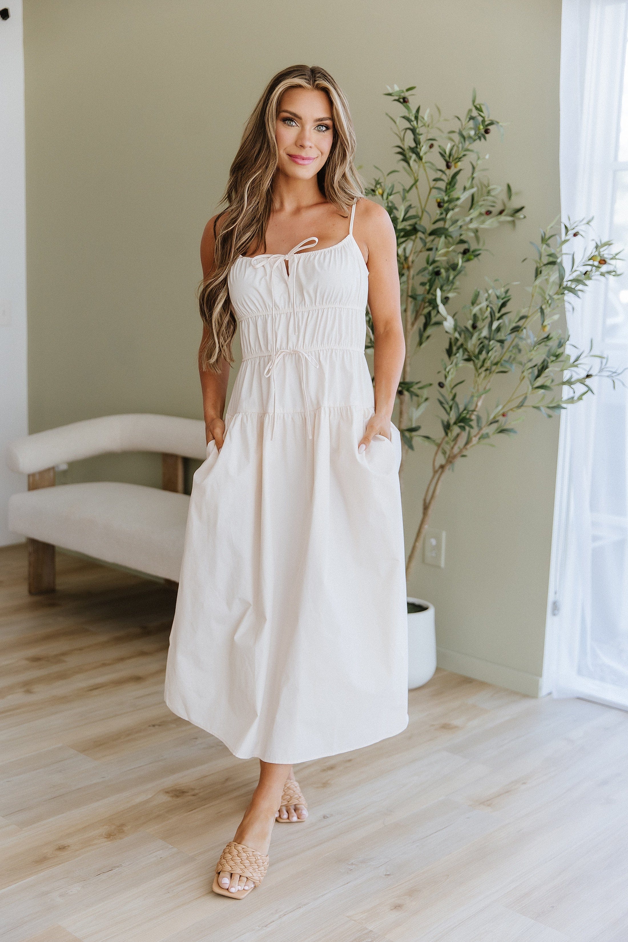Odessa | Women's Tiered Midi Dress