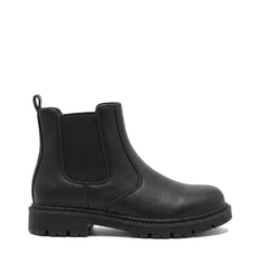 Black Chelsea boot, side profile