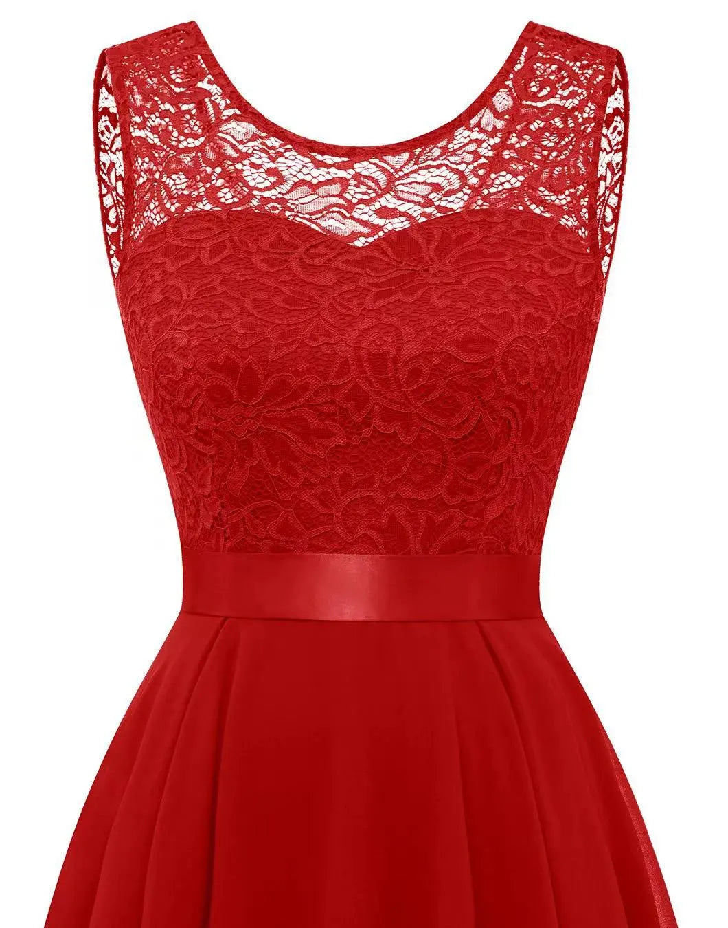 Alethea | Women's High-Low Lace Wedding Guest Dress