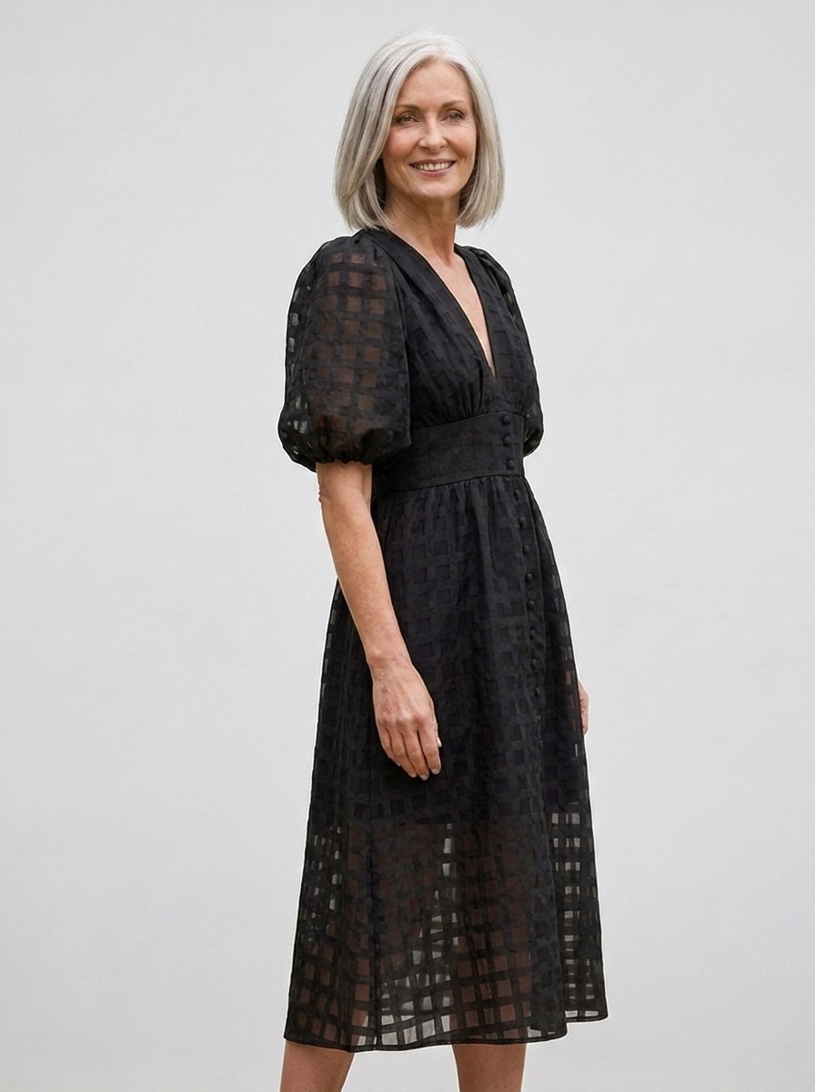 Elanqi | Refined Occasion Midi Dress