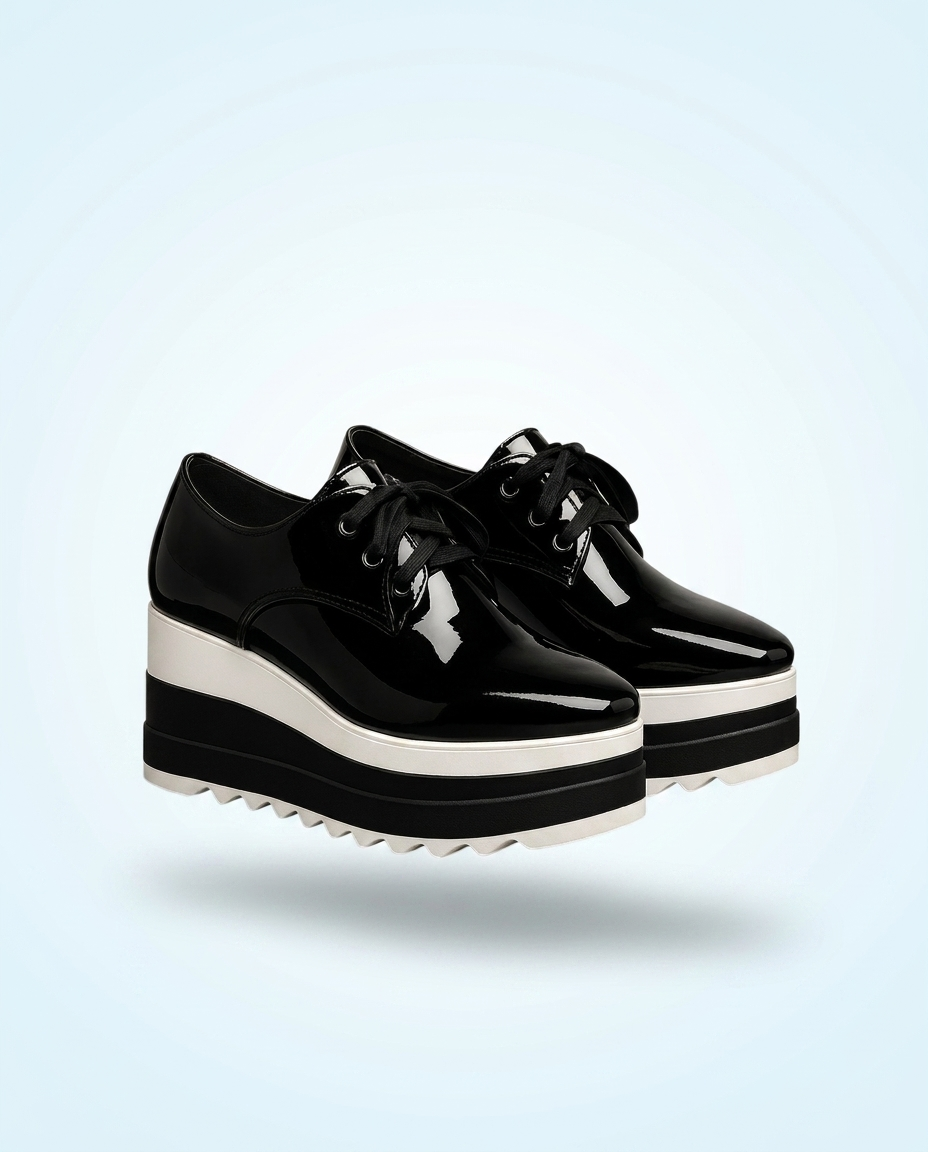 Chiara Orthopedic Platform Derby Shoes for Women | Comfort Lace-Up