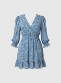 Elisa | Floral Puff Sleeve Dress