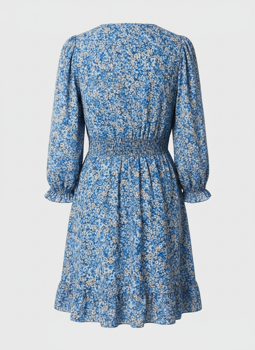 Elisa | Floral Puff Sleeve Dress