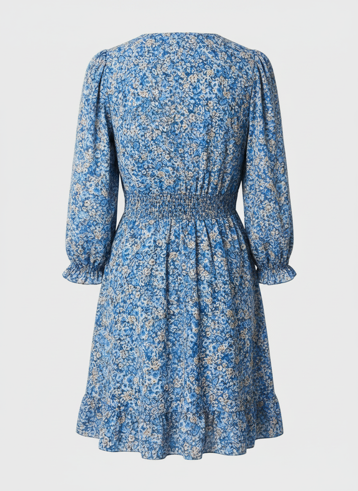 Elisa | Floral Puff Sleeve Dress