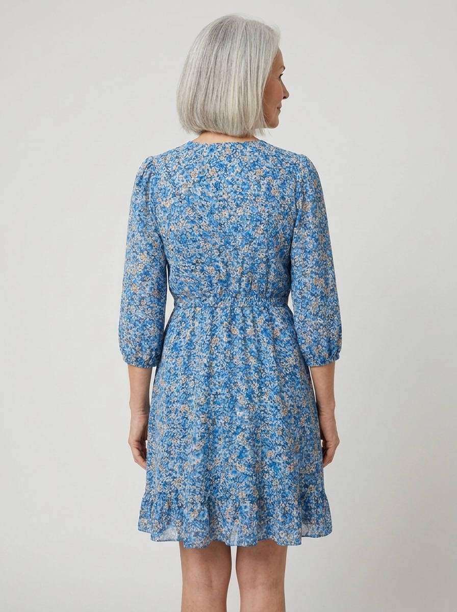 Elisa | Floral Puff Sleeve Dress