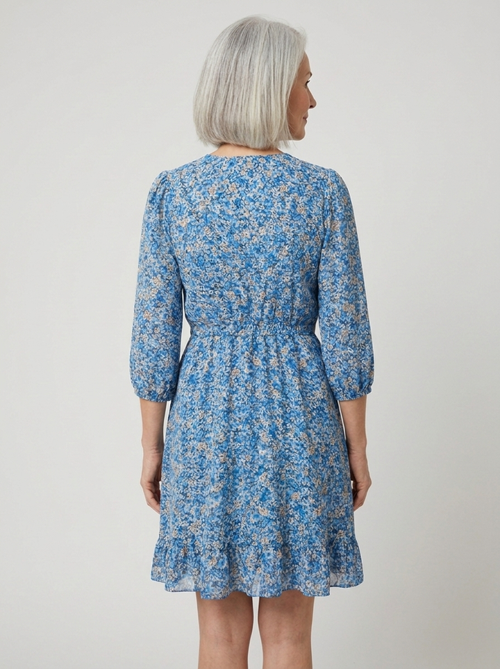 Elisa | Floral Puff Sleeve Dress