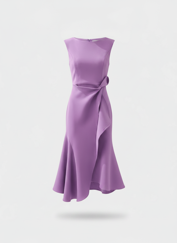 Darlene midi dress purple