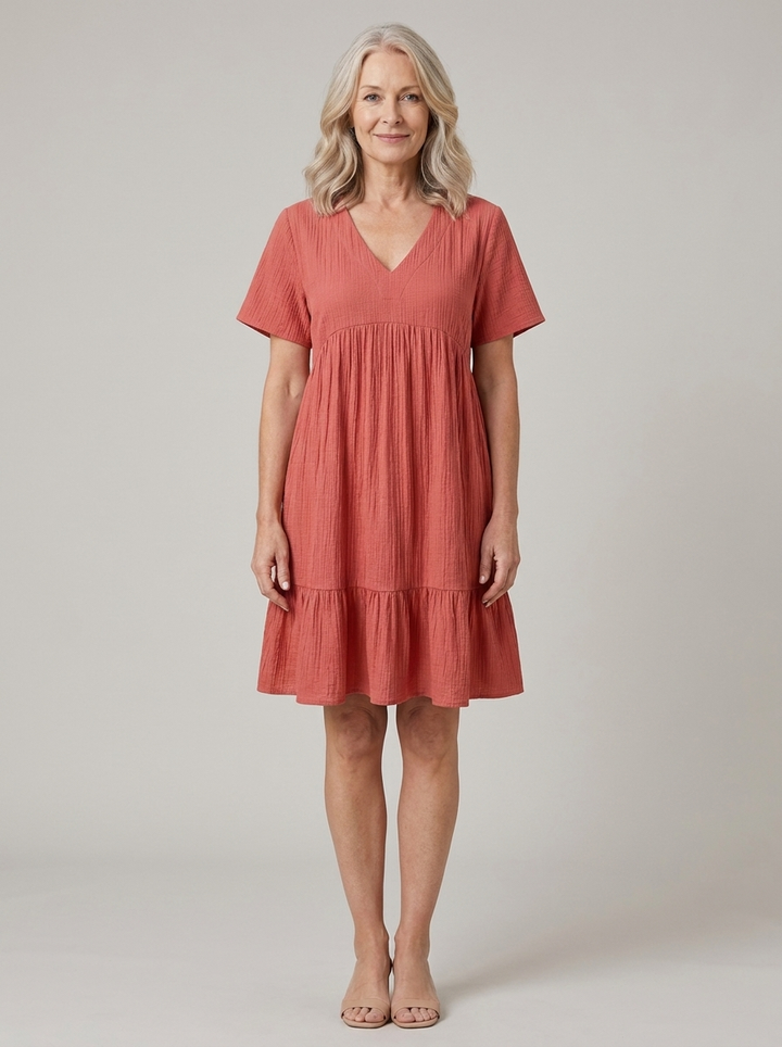 Jasmine | V-Neck Tiered Summer Dress
