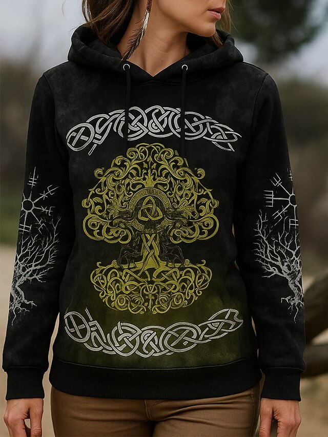 Freya | Women's Vintage Floral Print Hoodie