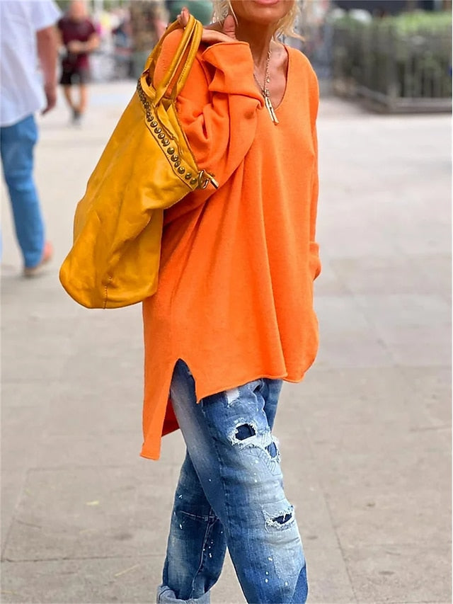 Harlow | Women's Oversized Tunic Sweatshirt