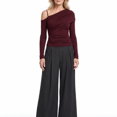 Thelma Women's One-Shoulder Top and Trouser Two-Piece Set