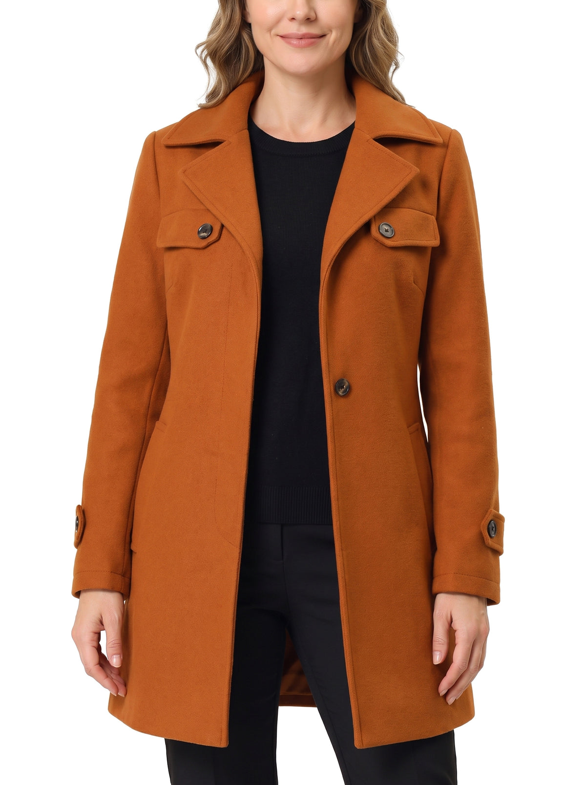 Elsa-Mabel Women's Longline Wool Trench Coat