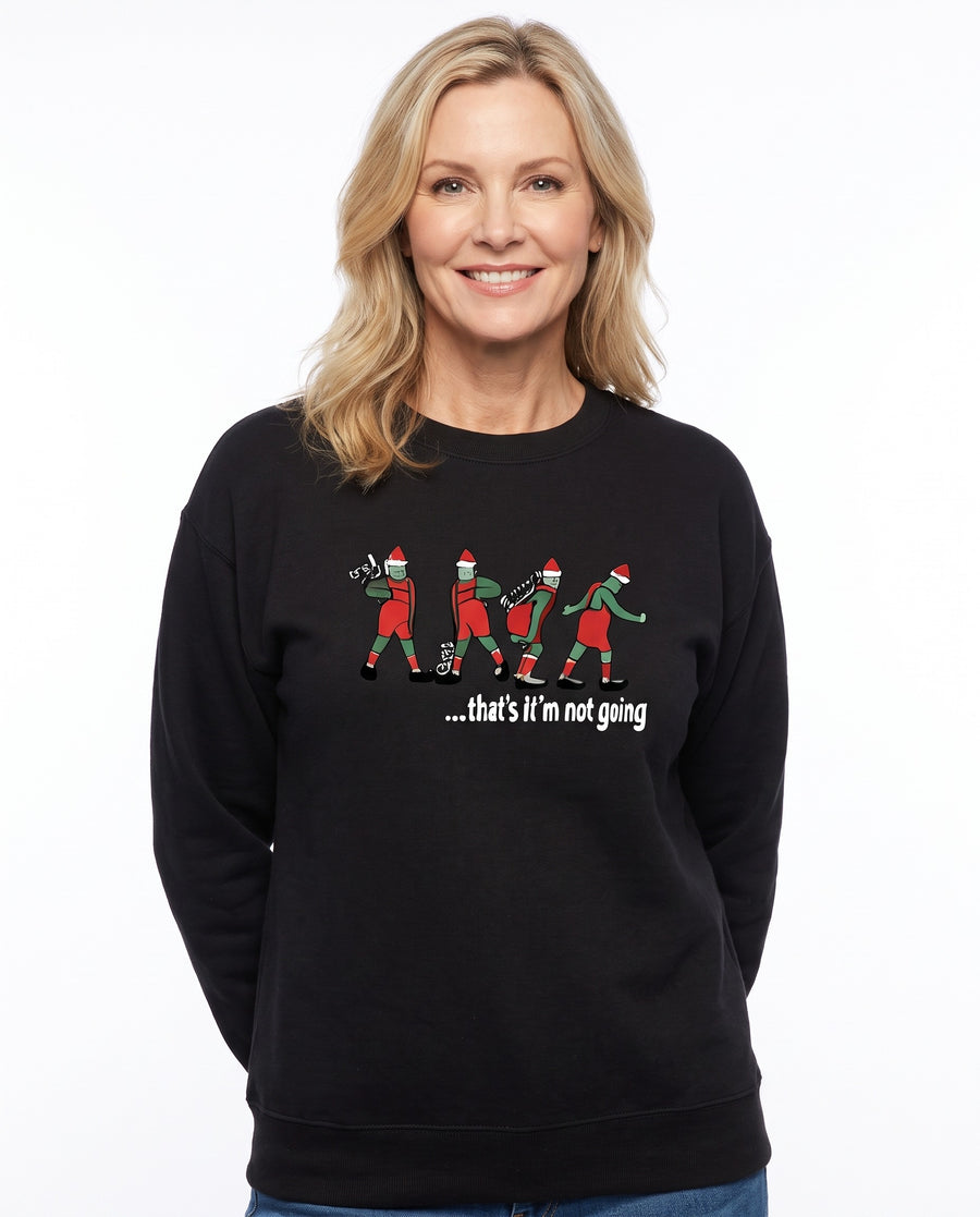 Genevieve-Bianca Women's Festive Print Pullover Sweater