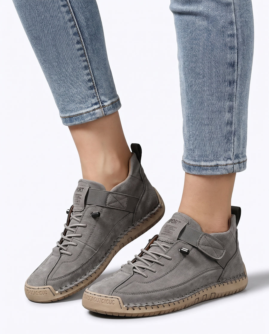 Ingrid-Opal Women's Toggle-Closure Arch-Support Low-Top Sneakers