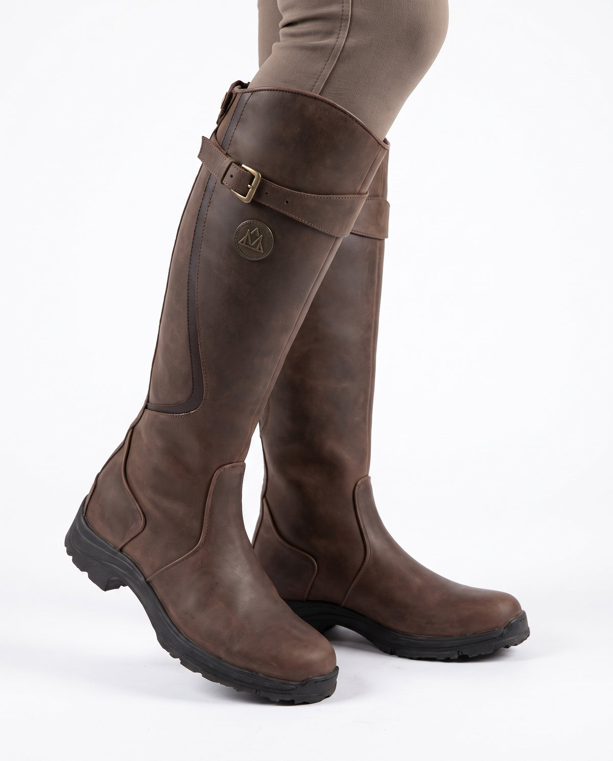 Birgit-Matilda Women's Knee-High Leather-Look Boots hero image