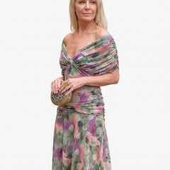 Renata Women's Off-Shoulder Ruched Maxi Dress hero image
