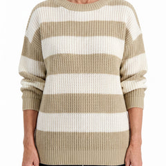 Henrietta Women's Relaxed Striped Sweater hero image