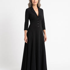 Petra Womens V-Neck A-Line Maxi Dress hero image