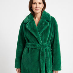 Matilda Women's Oversized Teddy Coat with Shawl Collar