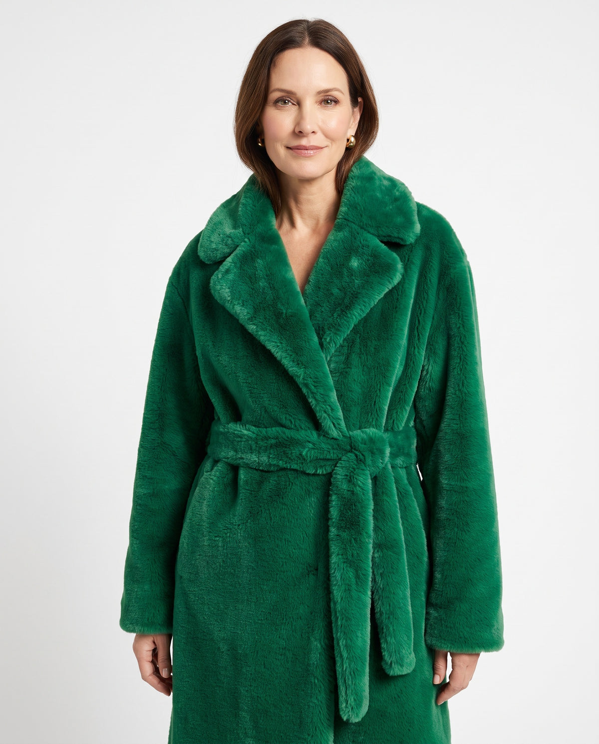 Matilda Women's Oversized Teddy Coat with Shawl Collar