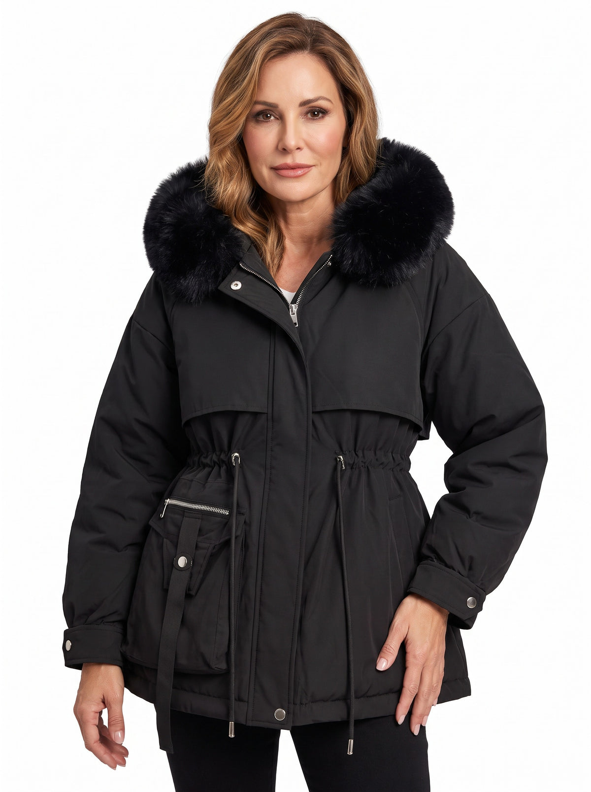 Leonora | Women's Hooded Longline Puffer Coat