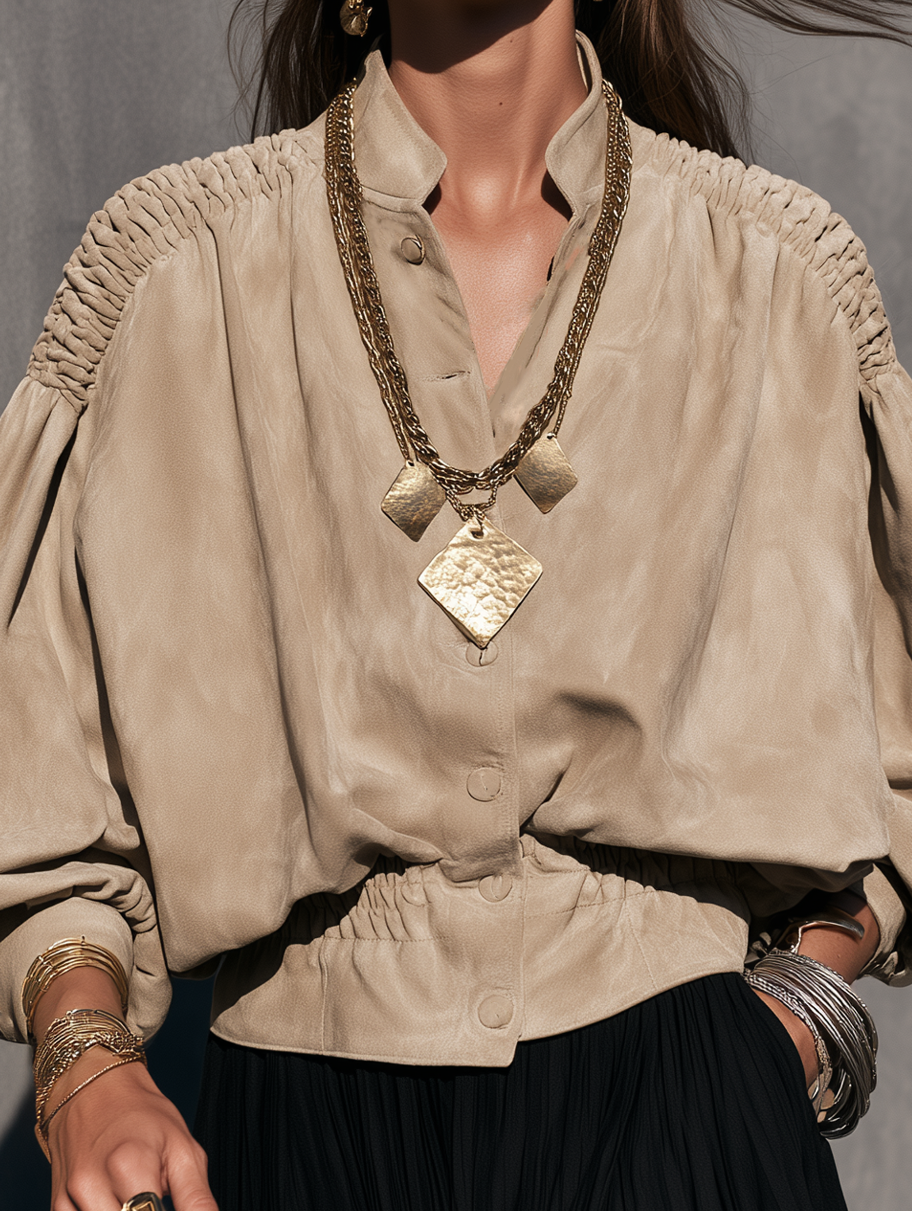 Maureen | Women's Apricot Suede Cropped Jacket