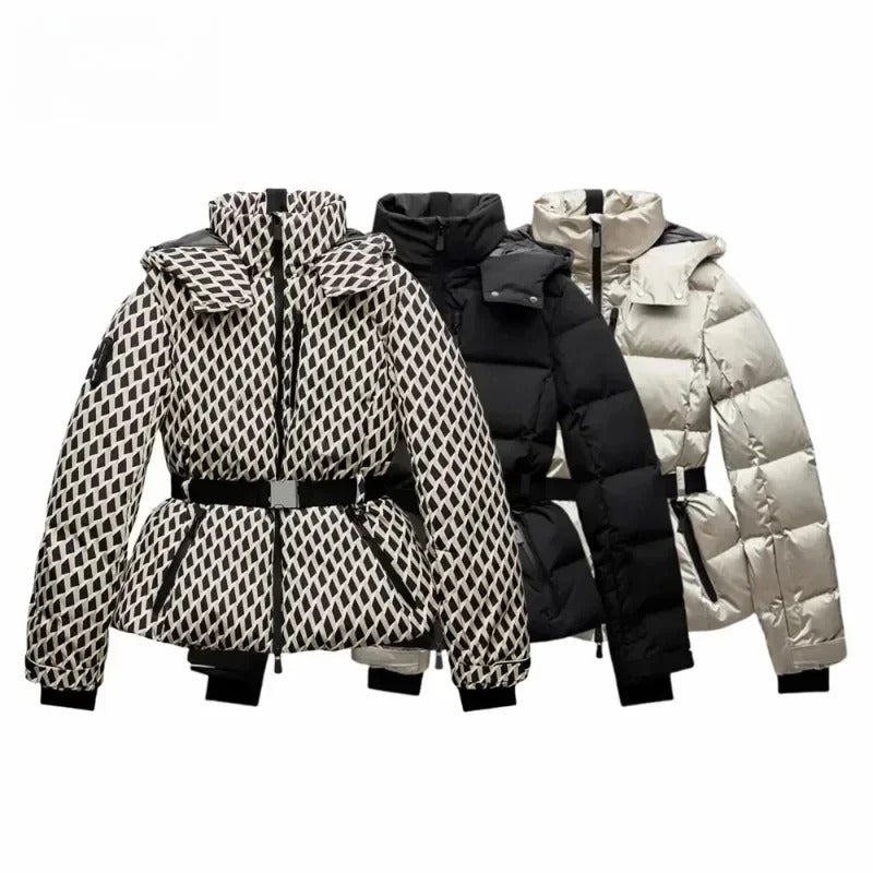 Violet | Women's Belted Quilted Puffer Jacket