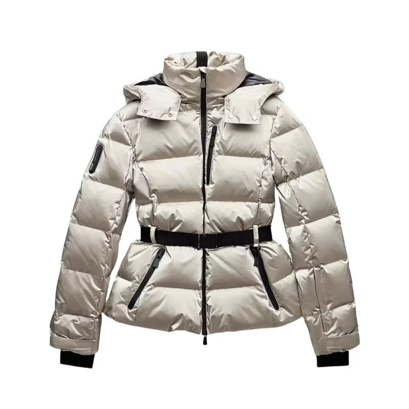 Violet | Women's Belted Quilted Puffer Jacket