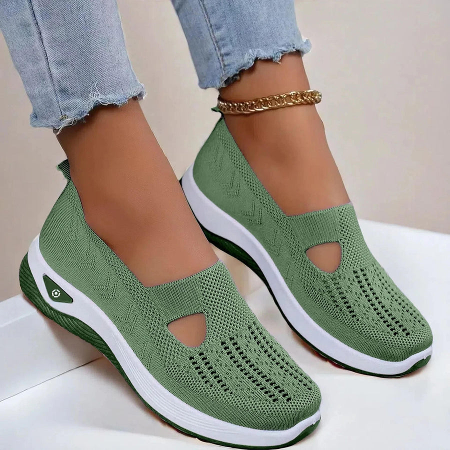 Roberta | Women's Breathable Slip-On Walking Sneakers