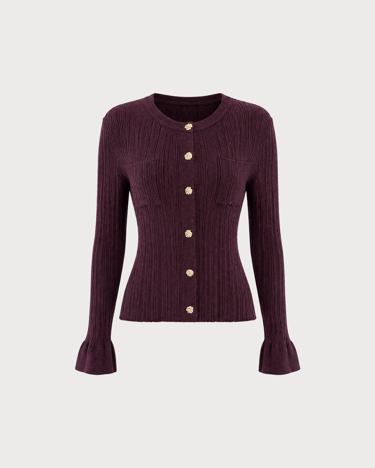 Margot | Women's Button-Front Knit Cardigan with Pockets
