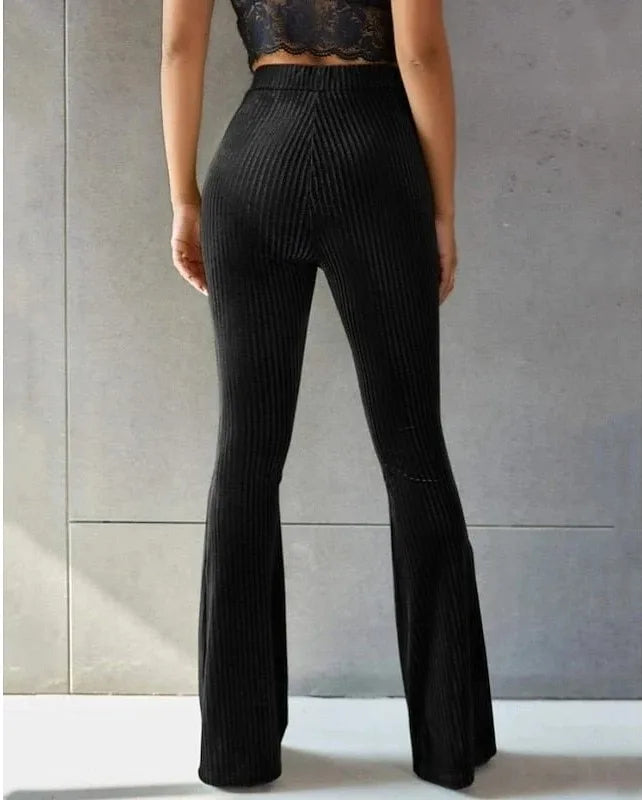 Celeste | Women's Corduroy High-Waist Flare Pants
