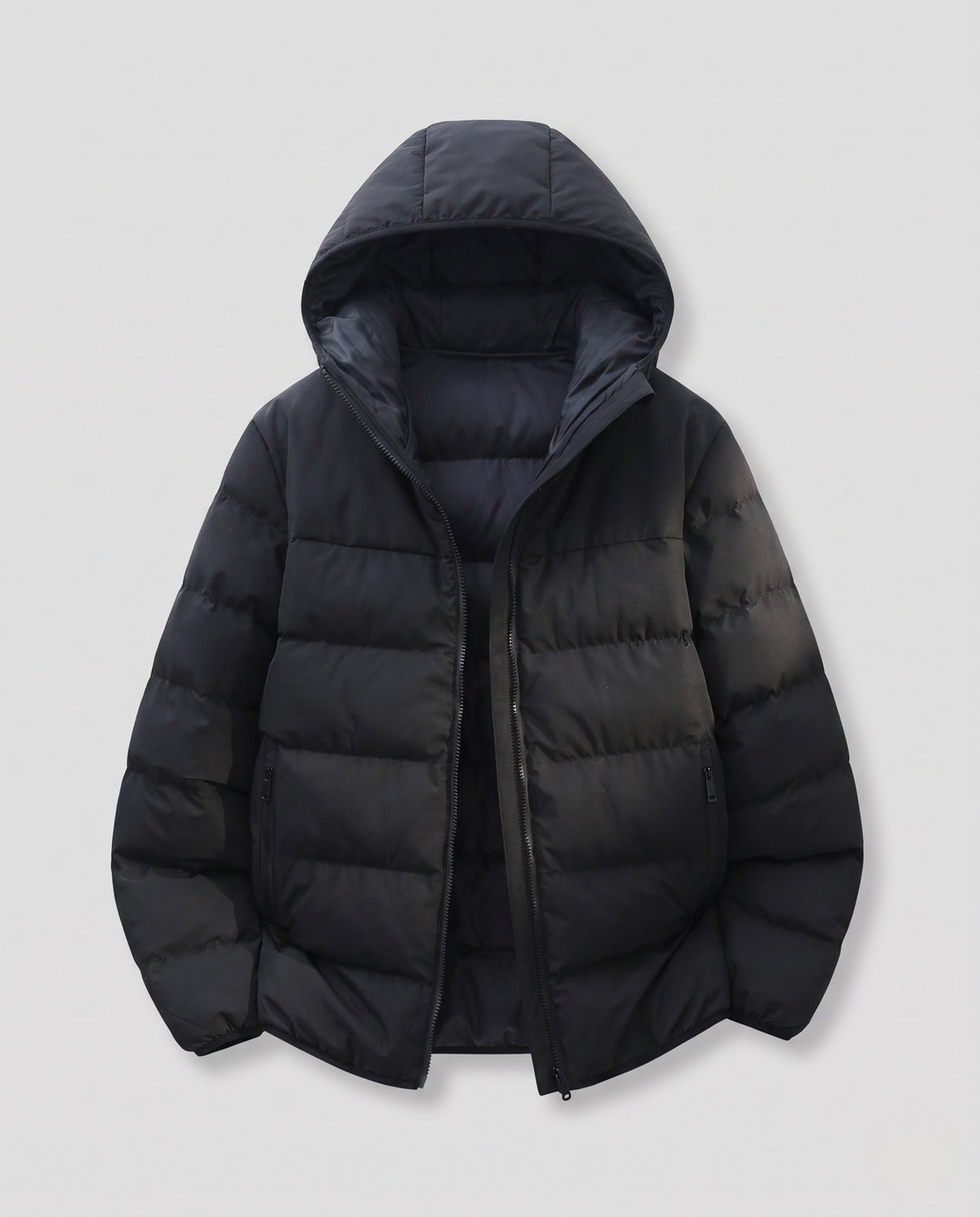 Verna-Lillian | Women's Cropped Quilted Jacket with Contrast Hood