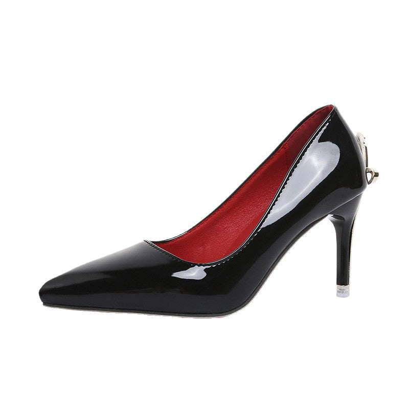 Winifred-Selma | Women's Dagger-Heel Patent Pumps