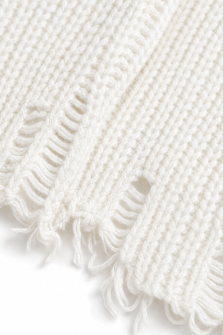 Patricia | Women's Distressed Ribbed Knit Sweater Dress